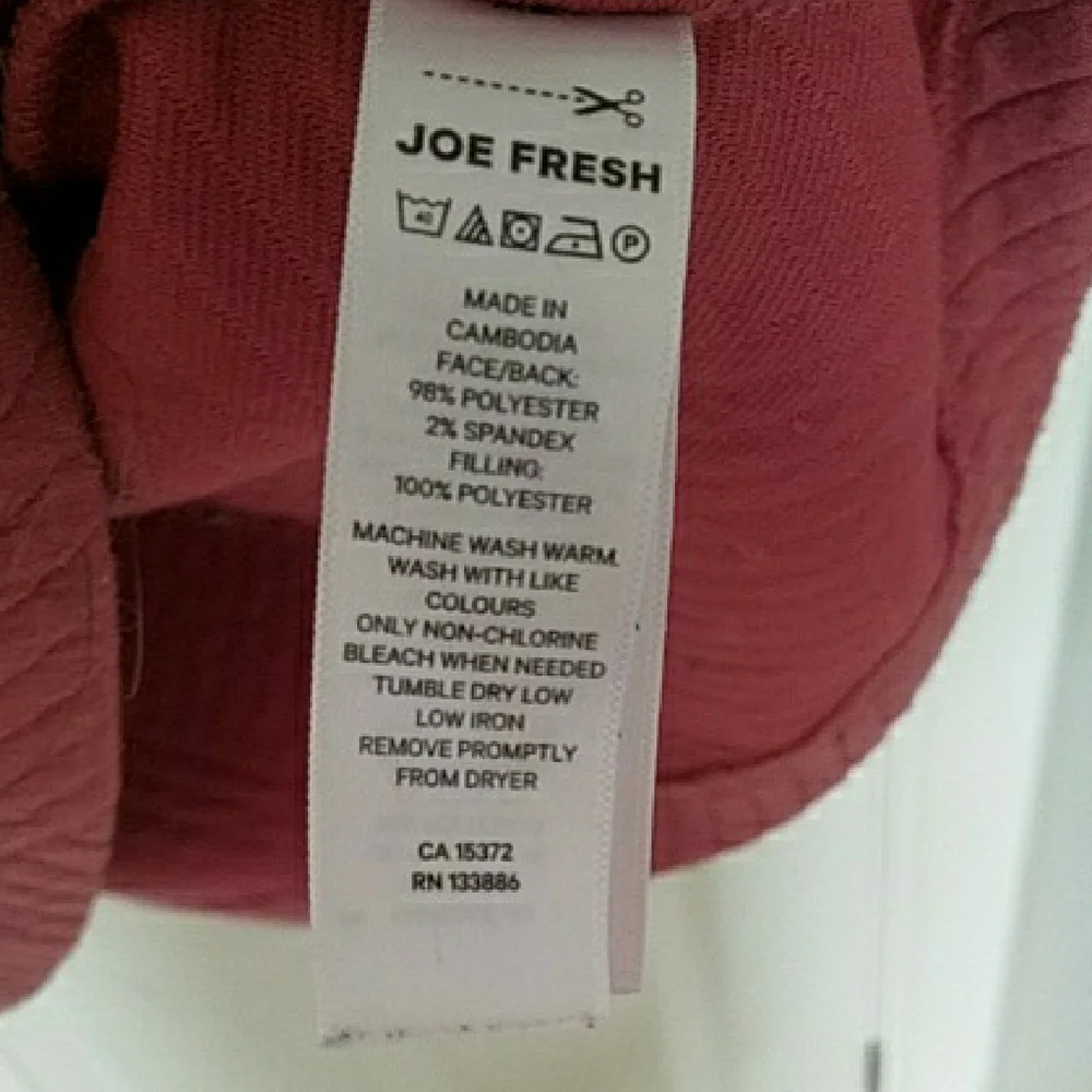 Joe Fresh Active Quilted Dress in Pink - Picture 3 of 8